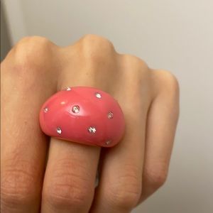 J.crew Pink Gemstone Ring